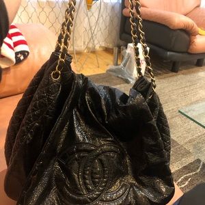 Authentic CHANEL FLIP TOTE